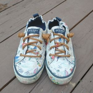 Sperry Crest Ebb Map Sneaker
